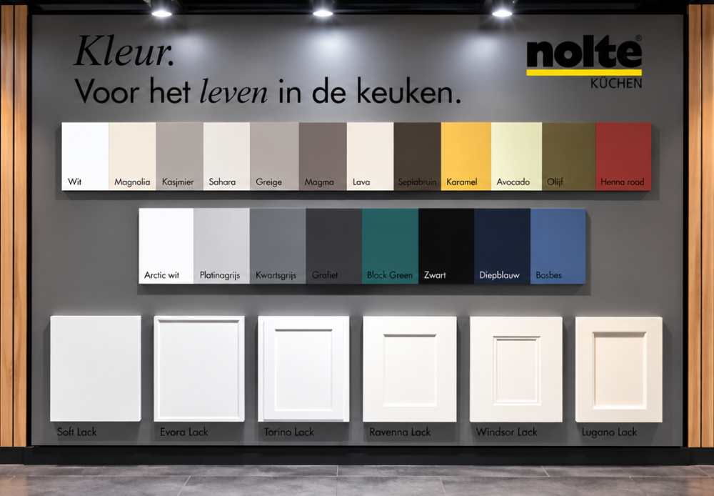 Nolte keukenkleuren en fronten | Ontdek de mogelijkheden bij Westland Keukens
